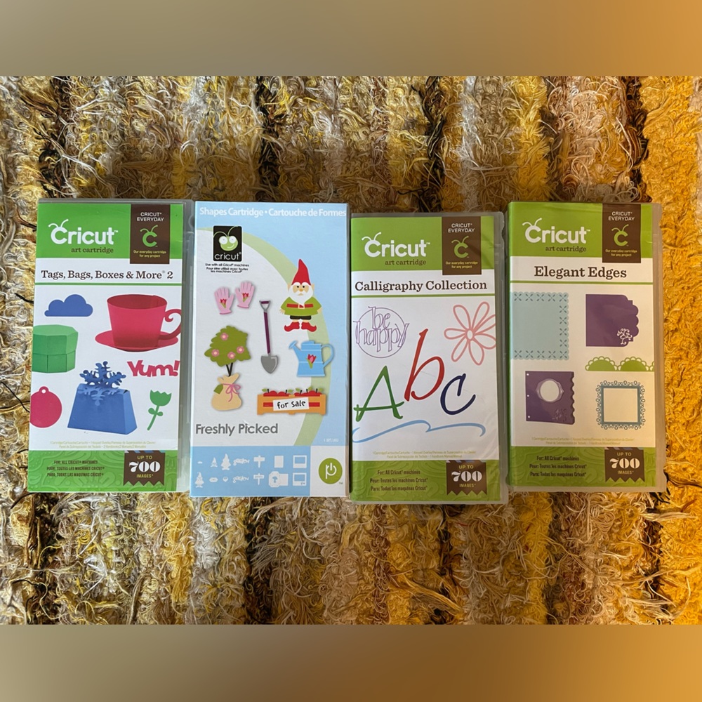 4 cricut cartridges
